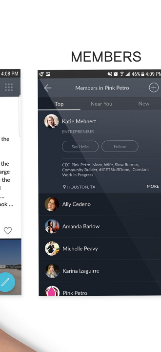Pink Petro app — Members